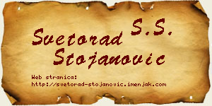 Svetorad Stojanović vizit kartica